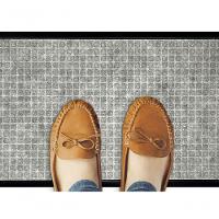 Capacho Fenice Texturas Pastilhas Cinza Grey 70x40cm - Uzoo Tapete Fenice Texturas 70x40cm Pastilhas Cinza Cf-mp08 Grey - 2