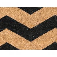 Capacho De Poa Fibra De Coco Slim Zig Zag 70x33cm - Uzoo Capacho Fibra De Coco Slim Rt 70x33cm Zigzag Kls1 - 3