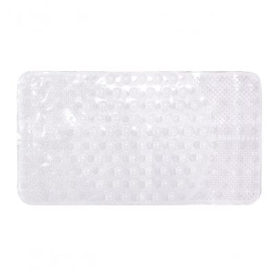 Tapete Antiderrapante De Box Branco Retangular 65x35cm - Uzoo Tapete De Box Aqua Retangular 65x35cm Incolor 6639a