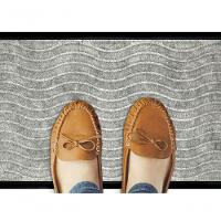 Capacho Fenicetexturas Ondas Cinza Grey 70x40cm - Uzoo Tapete Fenice Texturas 70x40cm Ondas Cinza Cf-jp03 Grey - 2