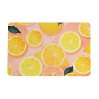 Jogo Americano Alto Brilho Laranjas 42.5x27.5cm - Uzoo Servico Americano Alto Brilho 42.5x27.5cm Laranjas - 1