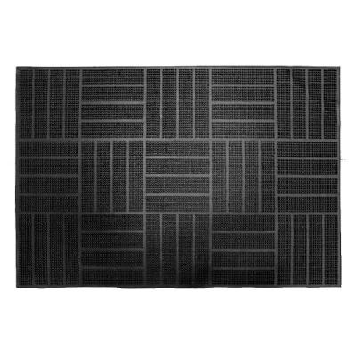 Capacho De Borracha Dots Listras 60x40cm - Uzoo Capacho Borracha Dots 60x40cm Listras