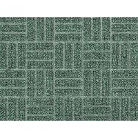 Capacho Textura Quadriculada Com Borda Fenice Verde 69x39cm - Uzoo Tapete Fenice Liso 69x39cm Verde - 3