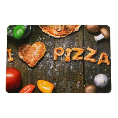 Jogo Americano Alto Brilho Amo Pizza 42.5x27.5cm - Uzoo Servico Americano Alto Brilho 42.5x27.5cm Amo Pizza