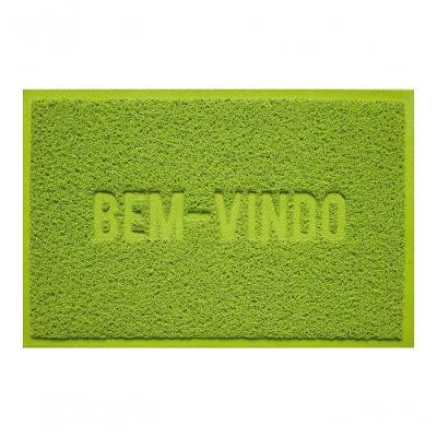 Capacho De Poa Vinílico Color Block Verde 60x40cm - Uzoo Capacho Vinilico Color Block 60x40cm Verde 375c