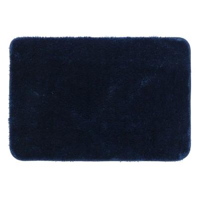 Tapete De Microfibra Comfort Azul Marinho Plus 60x40cm - Uzoo Tapete Microfibra Comfort Plus 60x40cm Azul Marinho