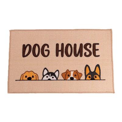 Tapete De Entrada Dog House 75x45cm - Uzoo Tapete Entrada 75x45cm Dog House
