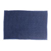 Tapete De Banheiro Chenille Azul Marinho 60x40cm - Uzoo Tapete Chenille 60x40cm Azul Marinho - 1