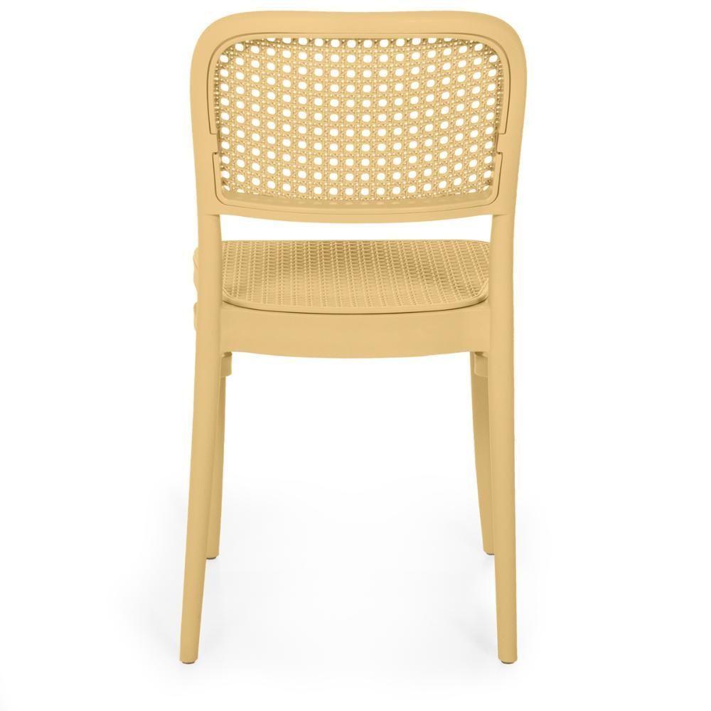 Conjunto Mesa De Jantar Redonda Majestic 70cm Preta Com 2 Cadeiras Roma - Nude - 6