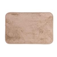 Tapete De Microfibra Comfort Bege 58x38cm - Uzoo Tapete Microfibra Comfort 58x38cm Bege - 1