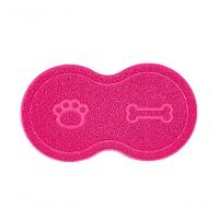 Tapete Pet Comedouro Vinílico Cão Rosa 46x26cm - Uzoo Tapete Pet Vinilico 46x26cm Comida-agua Cao Rosa Rj-4626bone P - 1