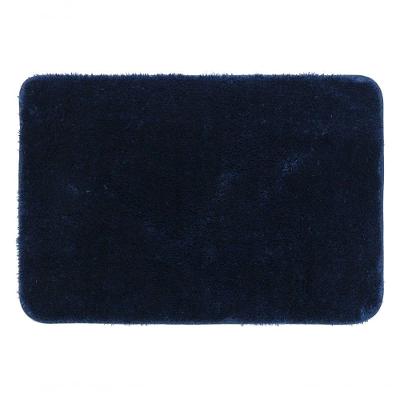 Tapete De Microfibra Comfort Azul Marinho 58x38cm - Uzoo Tapete Microfibra Comfort 58x38cm Azul Marinho
