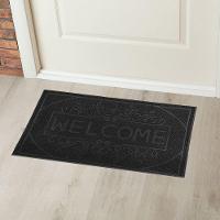 Capacho De Poa Borracha Dots Welcome 60x40cm - Uzoo Capacho Borracha Dots 60x40cm Welcome - 2