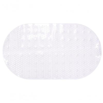 Tapete Antiderrapante De Box Oval Incolor 68x37cm - Uzoo Tapete De Box Aqua Oval 68x37cm Incolor 6939j