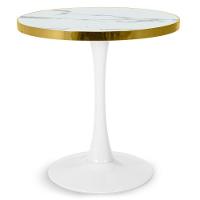Conjunto Mesa De Jantar Redonda Majestic 70cm Branca Com 2 Cadeiras Roma - Branco - 3
