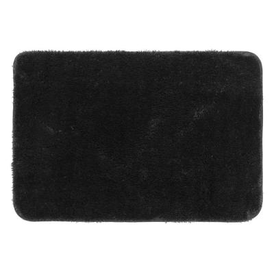 Tapete De Microfibra Comfort Preto Plus 60x40cm - Uzoo Tapete Microfibra Comfort Plus 60x40cm Preto