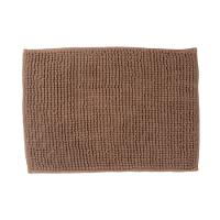 Tapete De Banheiro Chenille Marrom 60x40cm - Uzoo Tapete Chenille 60x40cm Marrom - 1
