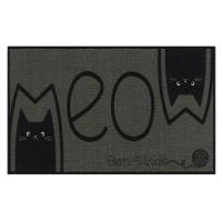 Tapete De Entrada Bem-vindo Meow 75x45cm - Uzoo Tapete Entrada 75x45cm Bem-vindo Meow - 1