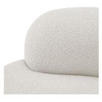 Poltrona Orgânica Chaise Rússia Bouclé - Doce Sonho Móveis Branco - 9
