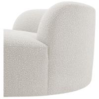 Poltrona Orgânica Chaise Rússia Bouclé - Doce Sonho Móveis Branco - 10