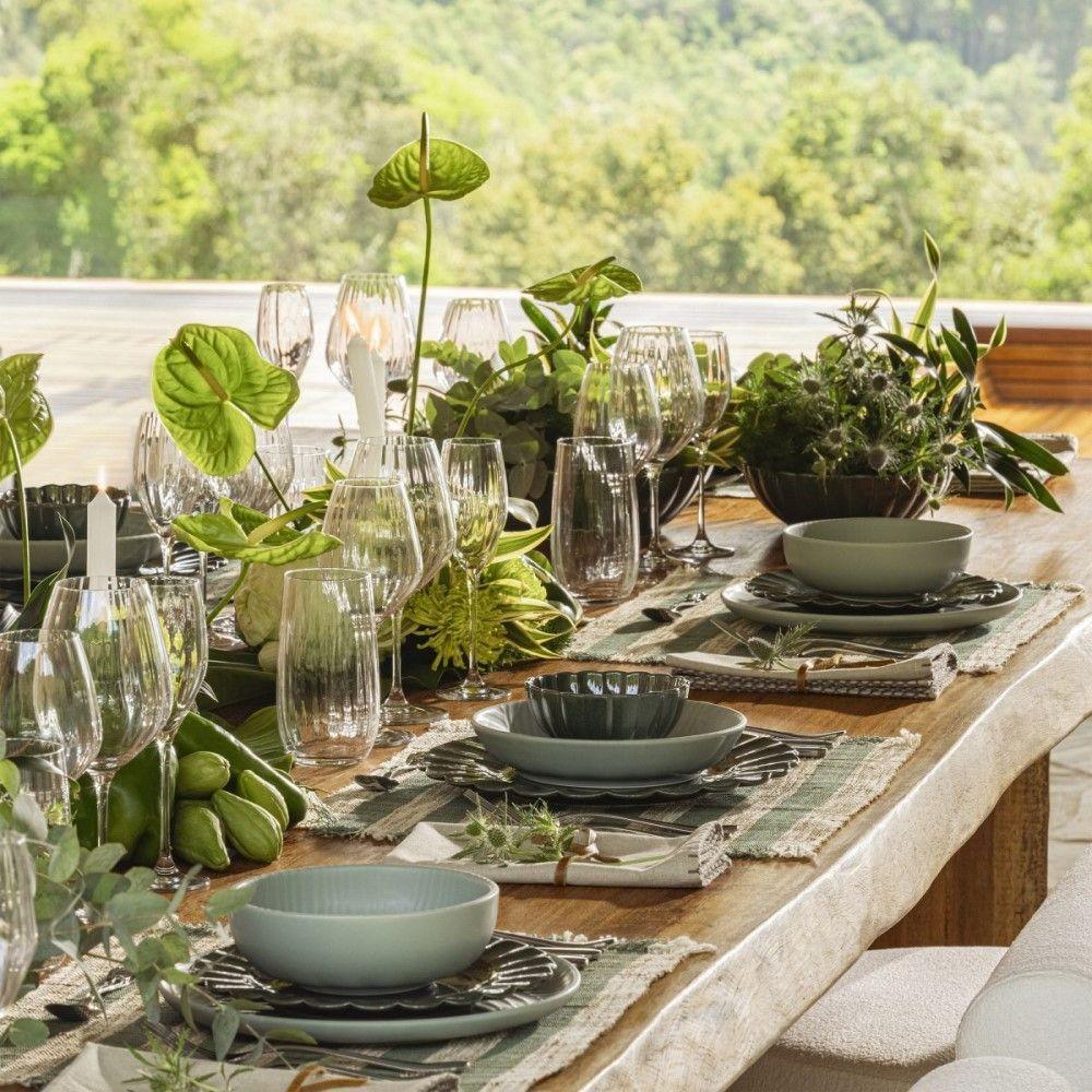 Conjunto De Xícara De Chá Com Pires 06 Peças Flora Hortência Oxford - 4