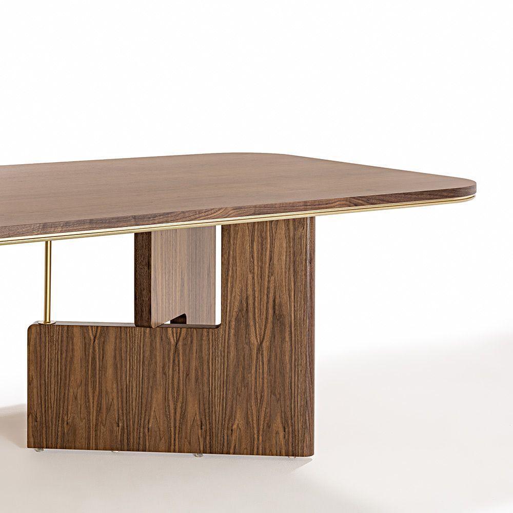 Mesa De Jantar Retangular âncora De Madeira 180cm, 200cm, 220cm, 240cm E 260cm 180cm X 100cm Grey - 2