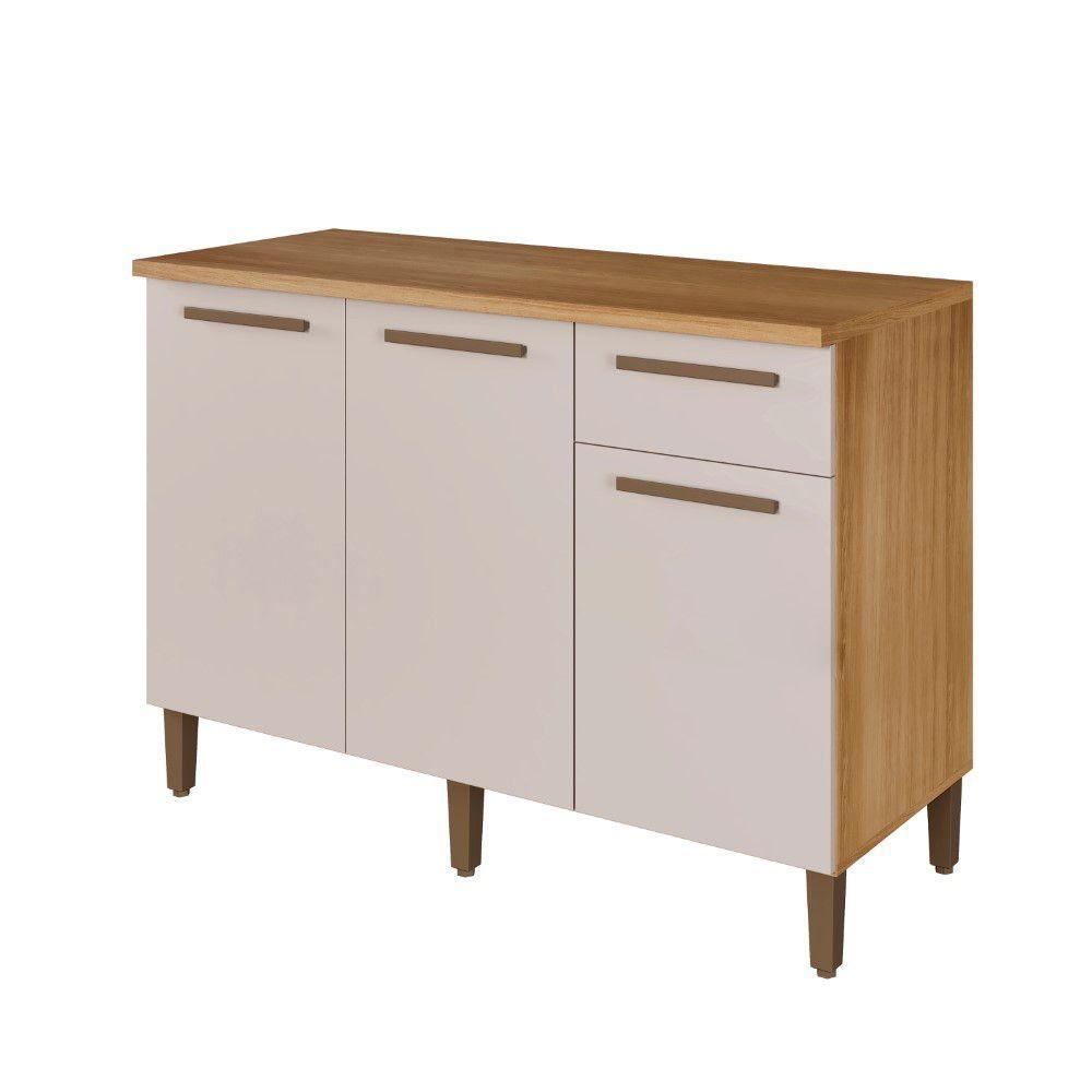 Balcão Titanium 3 Portas Arte Móveis Cinamomo-off - 2