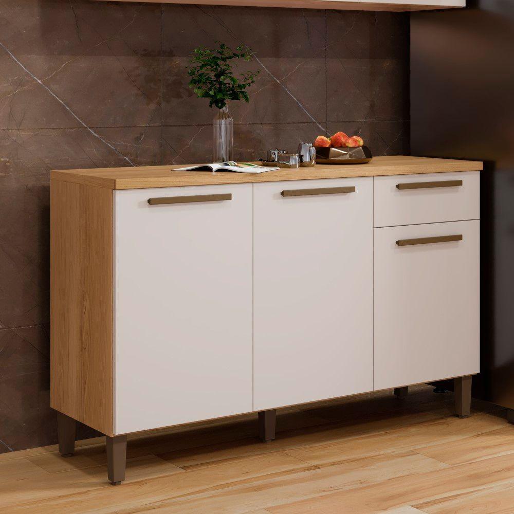 Balcão Titanium 3 Portas Arte Móveis Cinamomo-off - 5