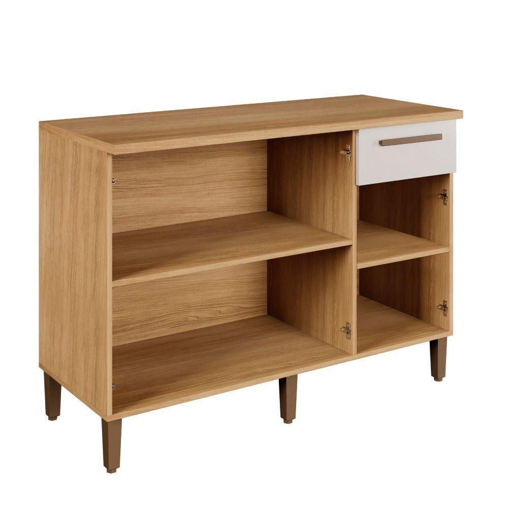 Balcão Titanium 3 Portas Arte Móveis Cinamomo-off - 8