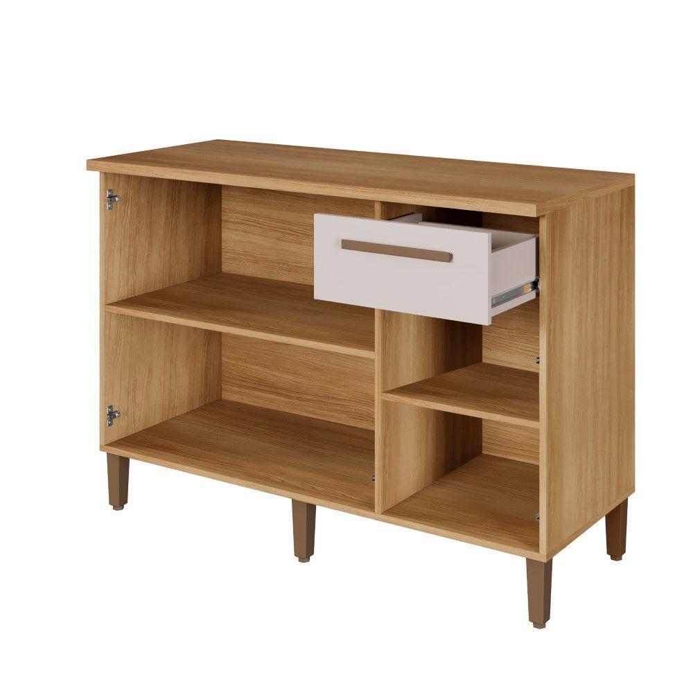 Balcão Titanium 3 Portas Arte Móveis Cinamomo-off - 10