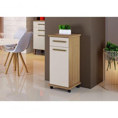 Balcão Palmas Arte Móveis 01 Gavetas Cinamomo-off