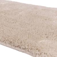 Tapete De Microfibra Comfort Bege Claro Plus 60x40cm - Uzoo Tapete Microfibra Comfort Plus 60x40cm Bege Claro - 3