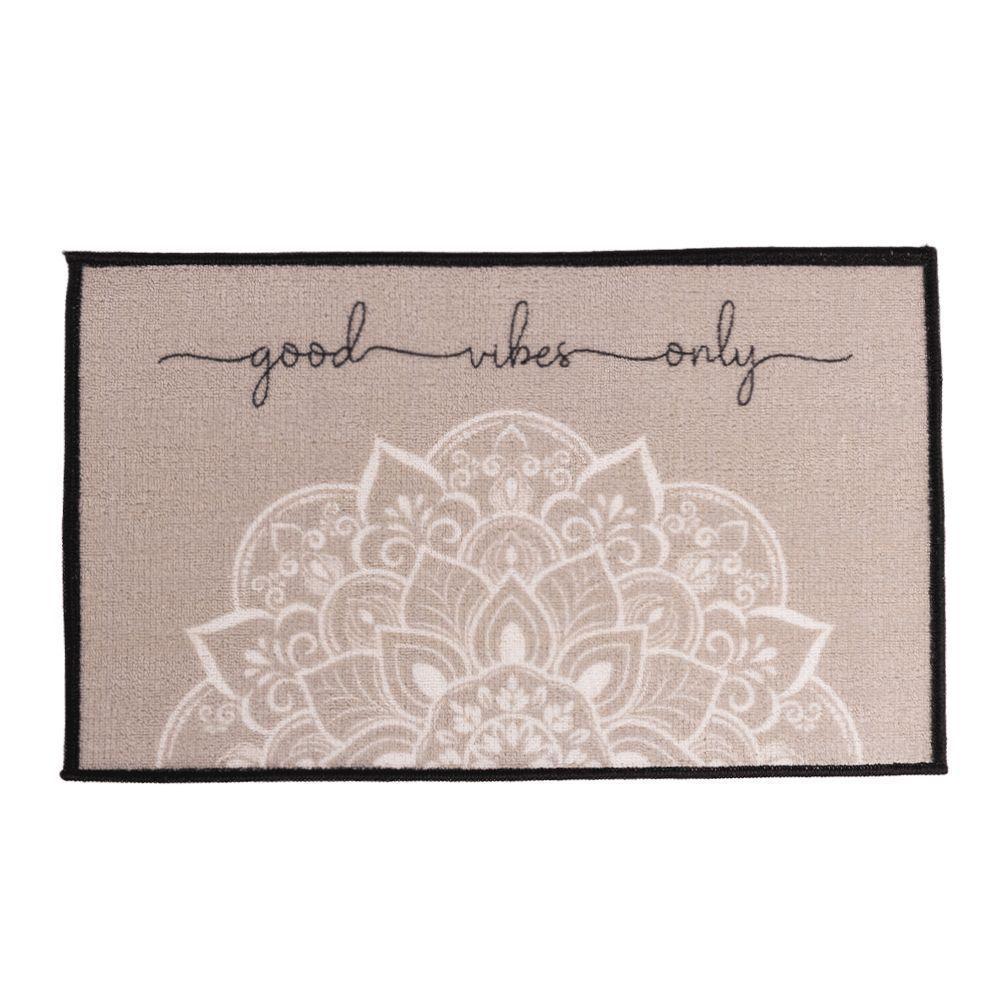 Tapete De Entrada Mandala 75x45cm - Uzoo Tapete Entrada 75x45cm Mandala - 1