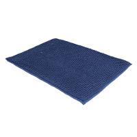 Tapete De Banheiro Chenille Azul Marinho 70x50cm - Uzoo Tapete Chenille 70x50cm Azul Marinho - 2