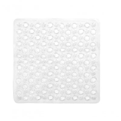 Tapete Antiderrapante De Box Quadrado 43x42cm - Uzoo Tapete De Box Aqua Quadrado 43x42cm Incolor 4243