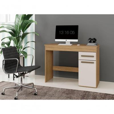 Escrivaninha Atenas 1 Porta E 1 Gaveta Arte Móveis Cinamomo-off