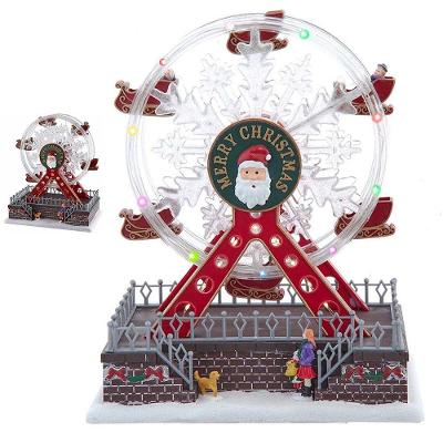 Roda Gigante Natal Natalino Papai Noel Led Som Movimento Cenario Natalino Decoraçao Fim De Ano Festa Celebraçao