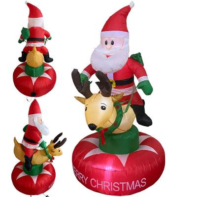 Boneco Inflavel Natal Papai Noel Gigante Natalino Rena Decoraçao Loja Shopping Condominio Predio Hall Entrada Vitrine