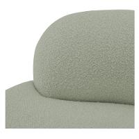 Poltrona Orgânica Chaise Rússia Bouclé - Doce Sonho Móveis Verde Oliva - 2