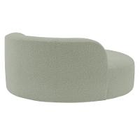 Poltrona Orgânica Chaise Rússia Bouclé - Doce Sonho Móveis Verde Oliva - 9