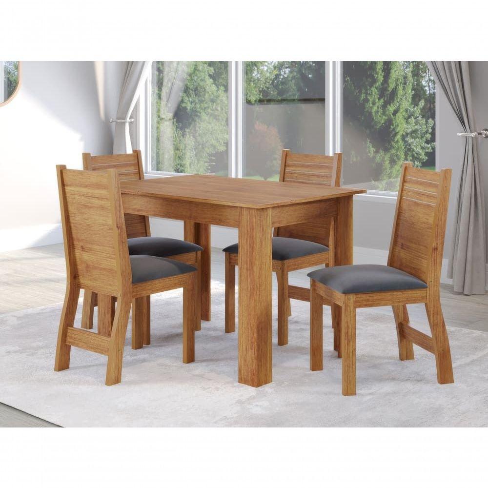 Mesa Retangular Para Sala De Jantar Palace Para 4 Lugares - Ssx Multicoisas - 2