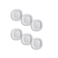 Jogo De Prato Sobremesa 19cm Branco - Arcoroc Carine (6 Peças) - 1