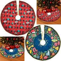 Saia Decoração Tapete Natal Para Base árvore De Natal 78cm B - 5