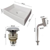 Gabinete Banheiro Star Cuba Dalla Torneira Dl08 Valv Click Titanium/naturale - 3