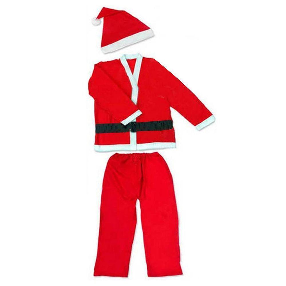 Roupa Papai Noel Infantil Criança Natal Natalino Festa Comemoraçao Fim De Ano Evento Merry Christimas Confraternizaçao - 5