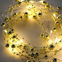 Cordão Luminoso Natalino 1 Metro Led Festa Dourada Taschibra