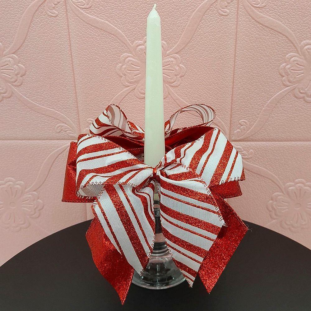 Castiçal Aparador Porta Vela Arranjo Centro Mesa Natal 30cm A - 2