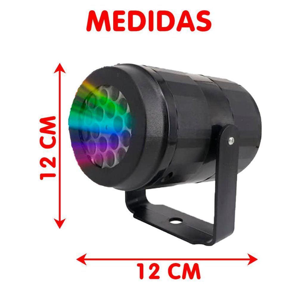 Projetor Portátil Iluminação Led Enfeite Natalino Noel Neve - 5