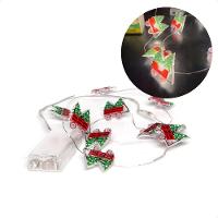 Cordão Luminoso Natalino 1 Metro Led 10 Mini Trenó Taschibra - 1