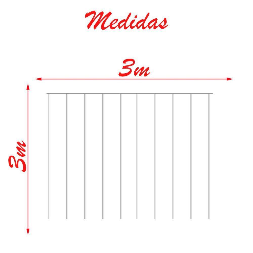 Pisca Cascata Fio De Fada Natal 600 Leds Amarelo 3x3m 220v - 6